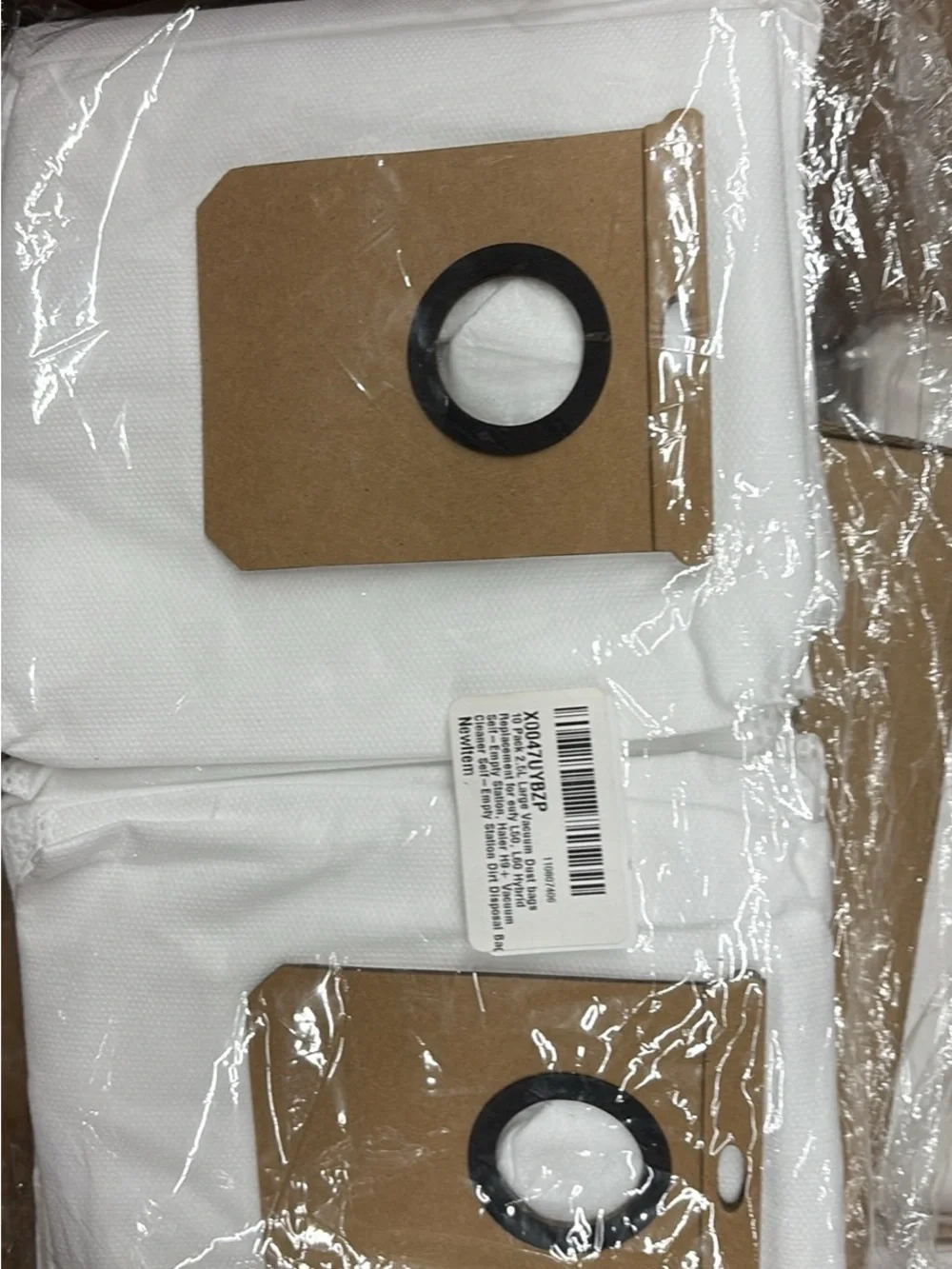 10 Pack Vacuum Dust Bags - White